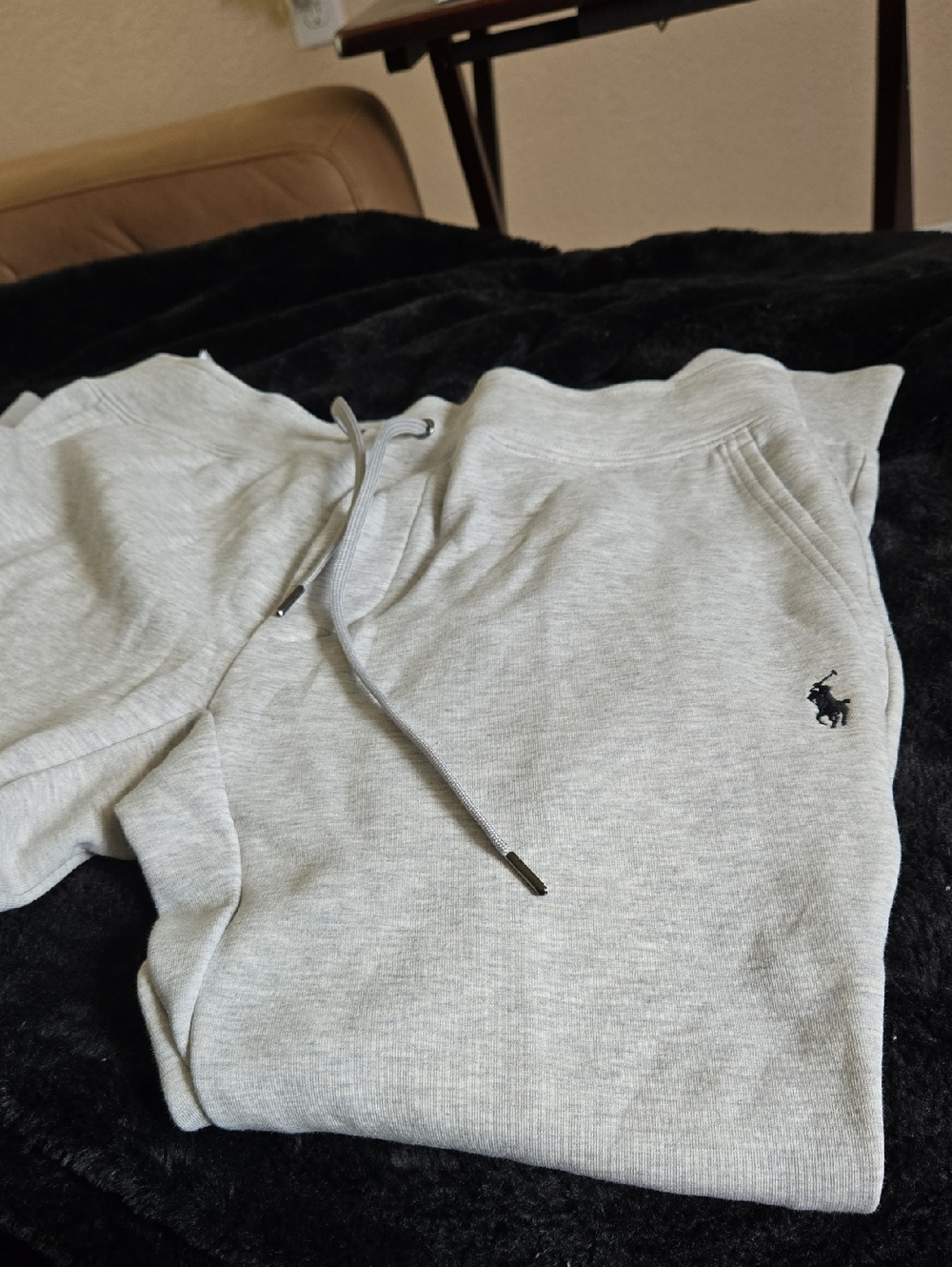 Polo by Ralph Lauren Light Heather Gray Men's Hoodie Sweatshirt